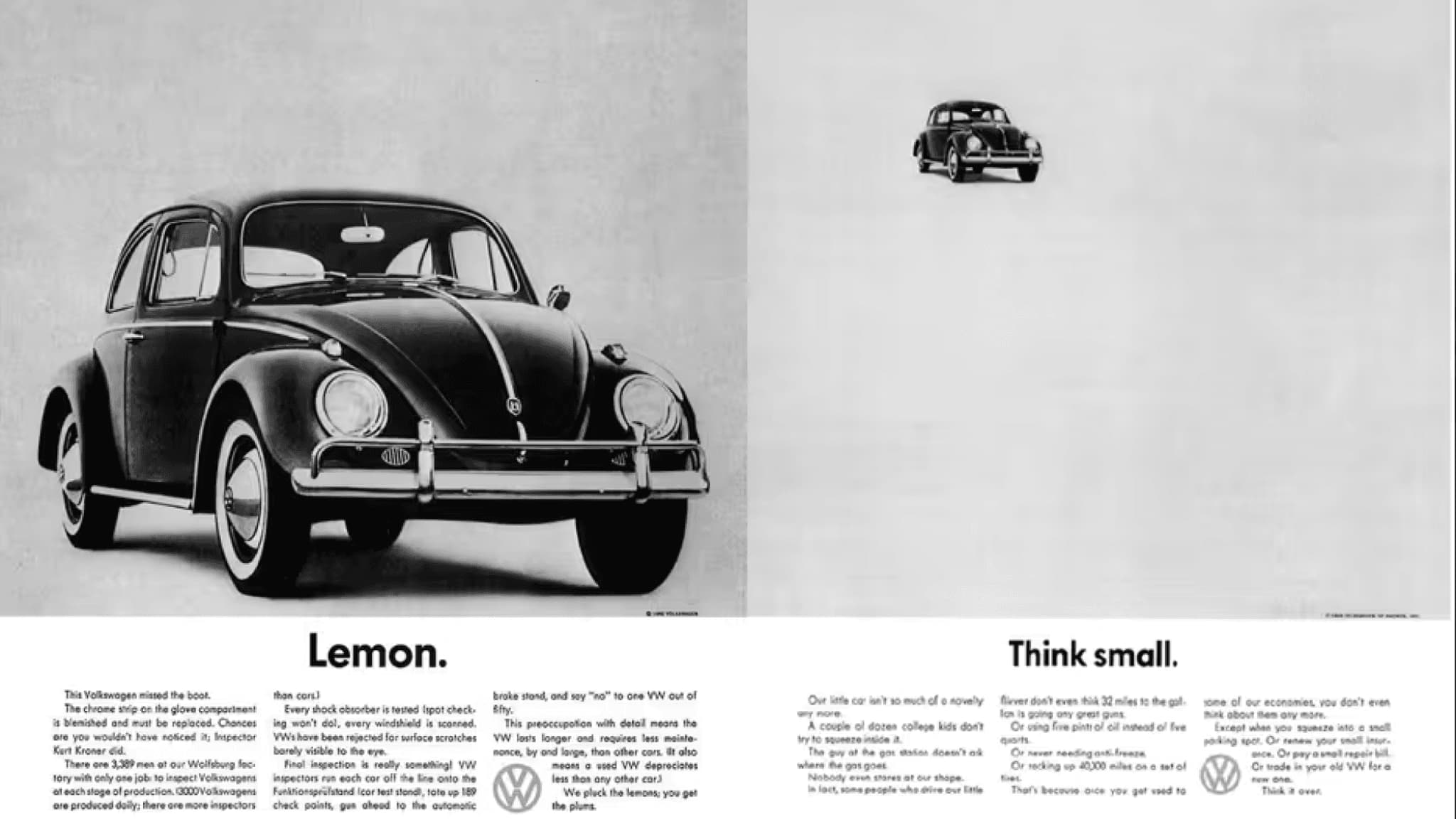 “Think Small” - Volkswagen