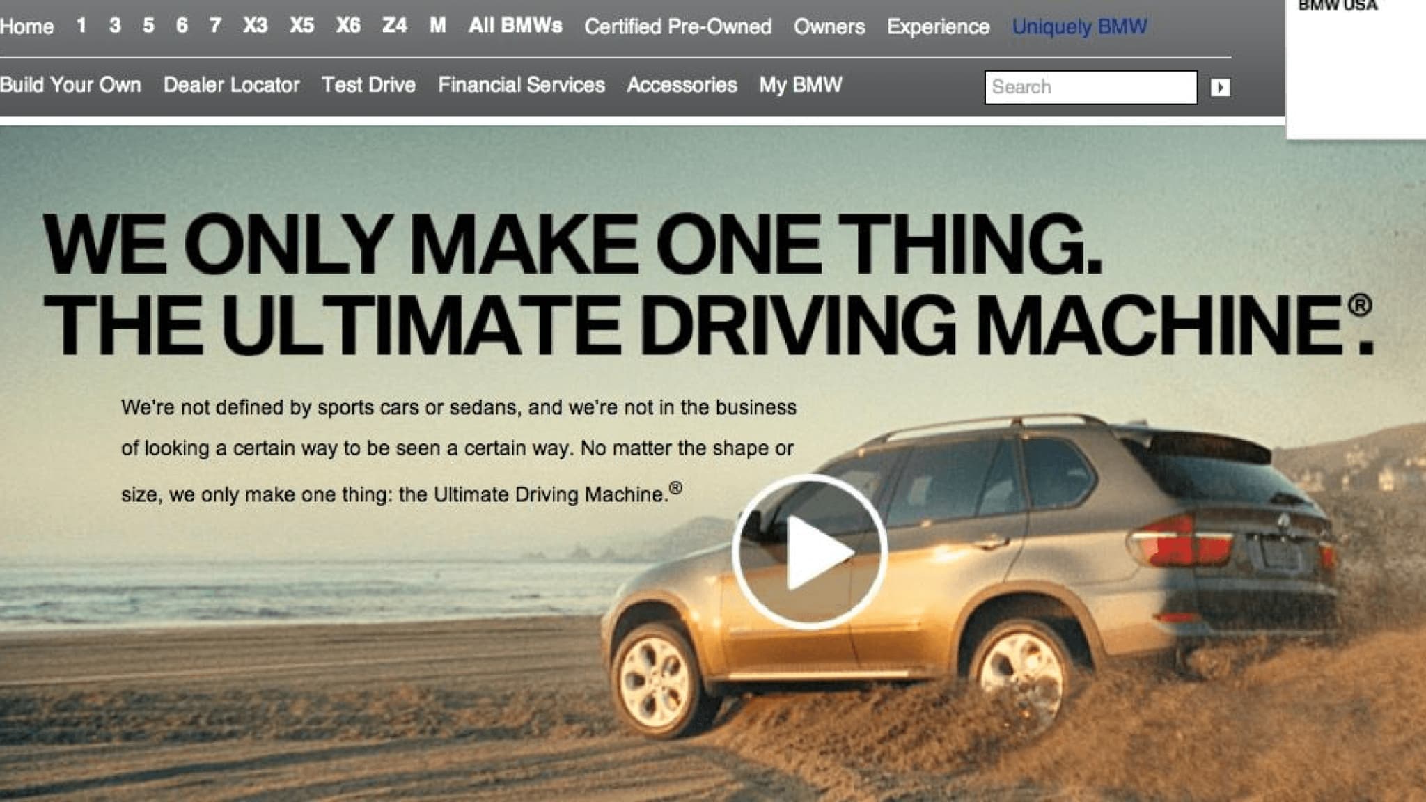 “The Ultimate Driving Machine” - BMW US