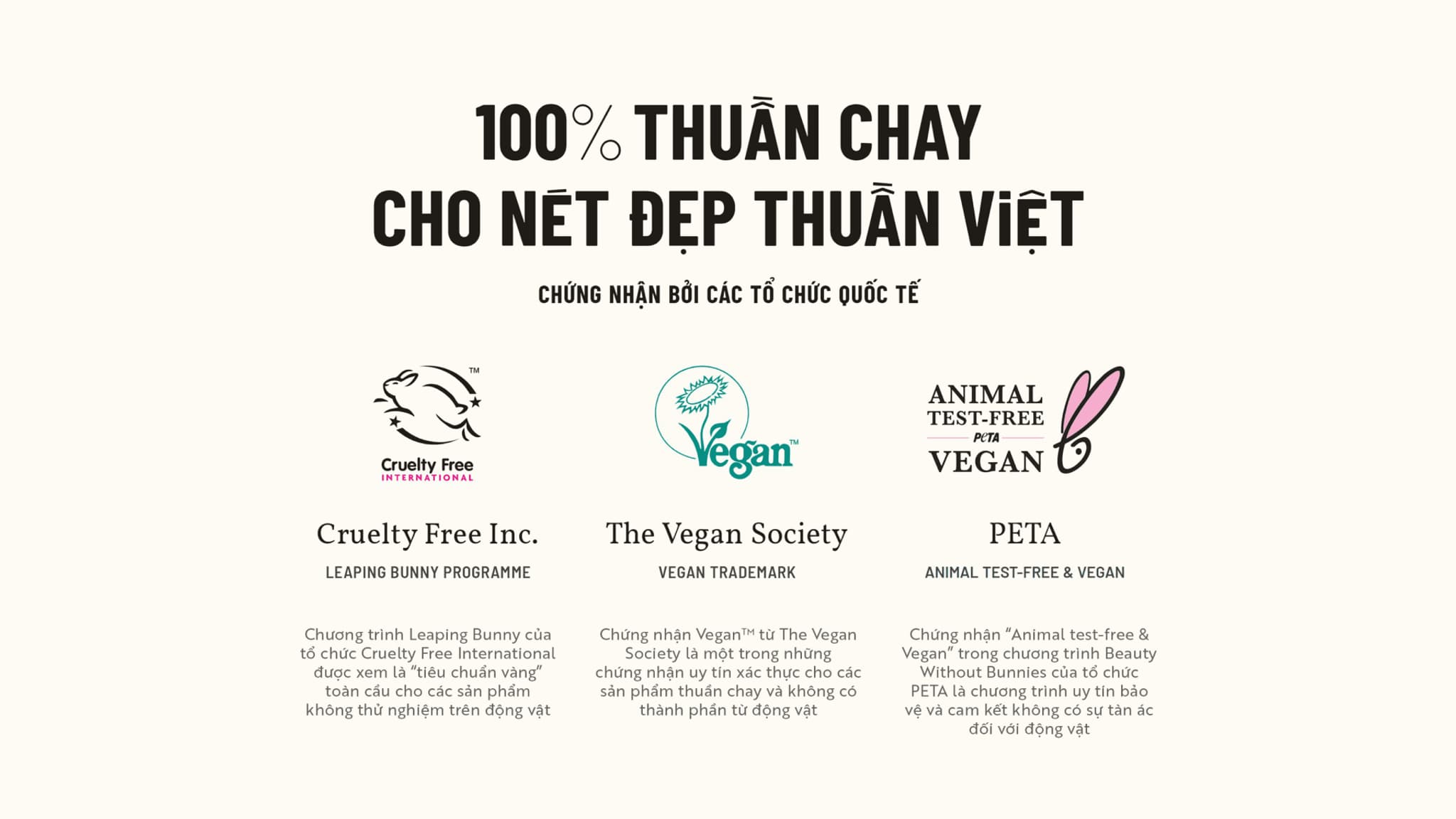 Cocoon’s sustainability certifications