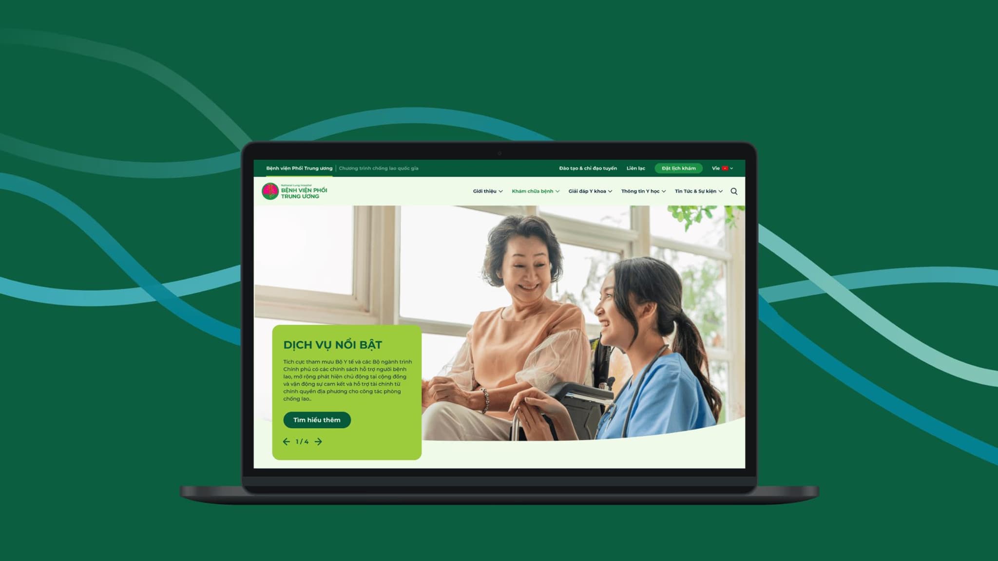 Digital experience of the "Vietnam National Lung Hospital" project