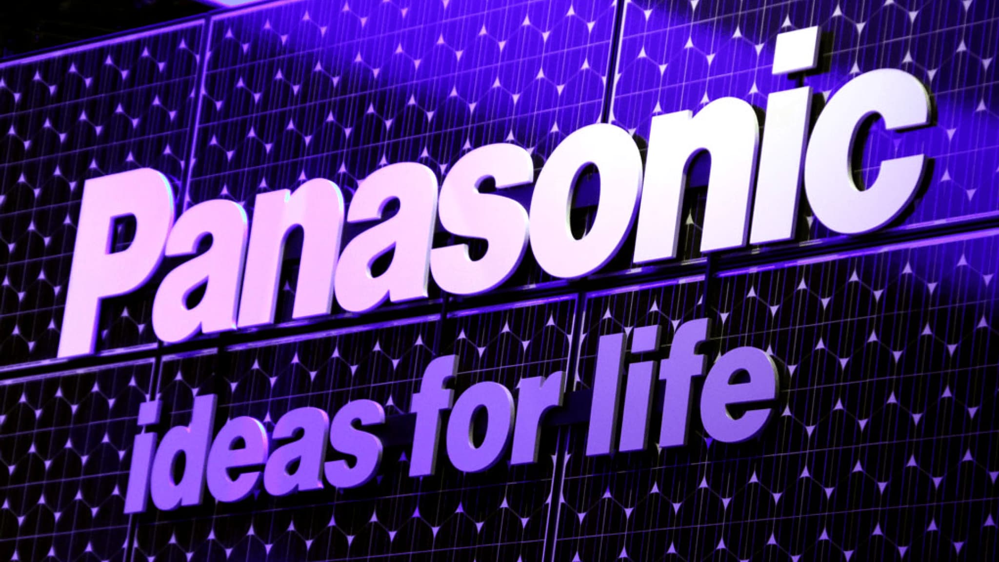 Panasonic with the tagline "ideas for life"